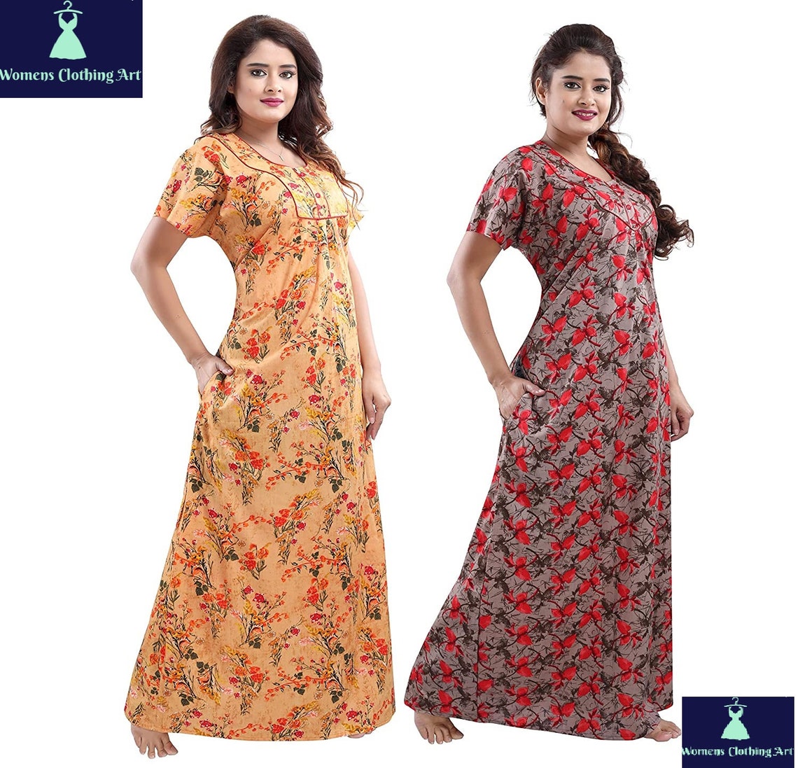 woolen maxi nighty