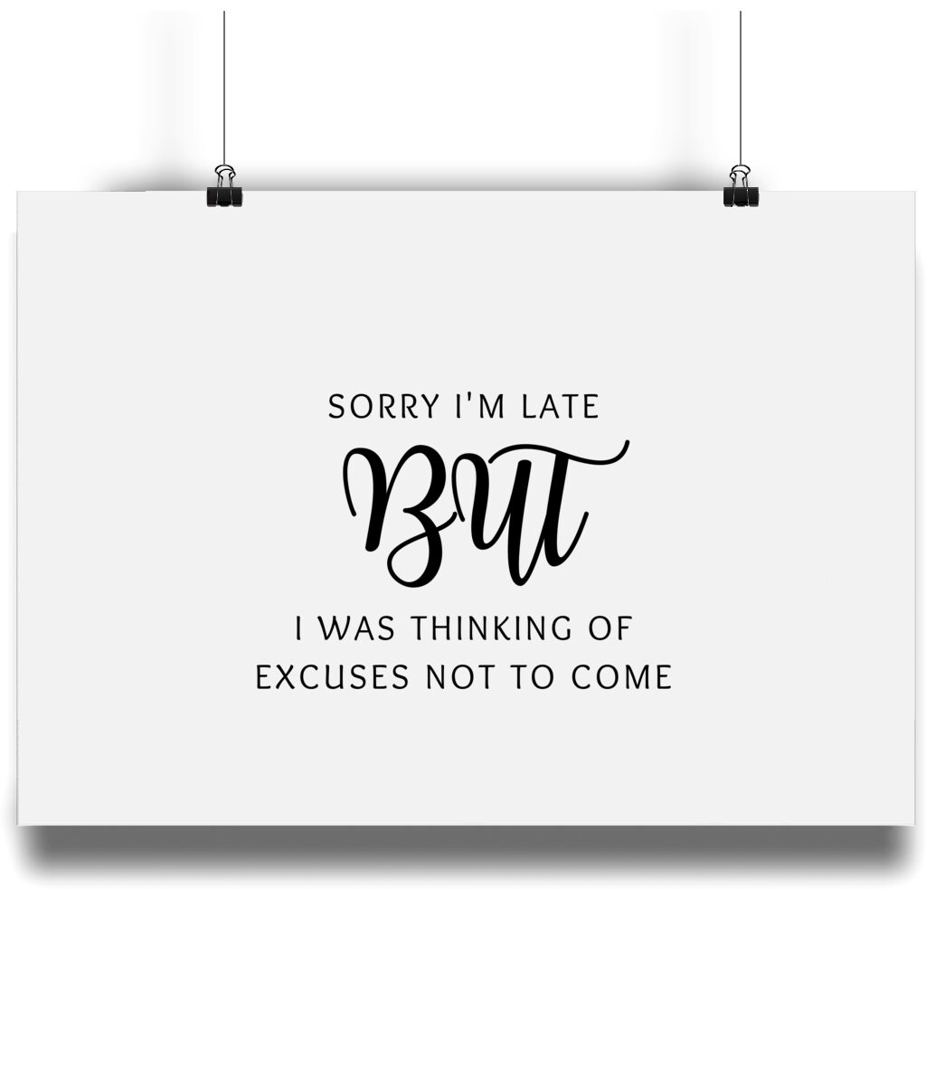 Lustiger Kunstdruck Minimalistisch Frecher Spruch Etsy