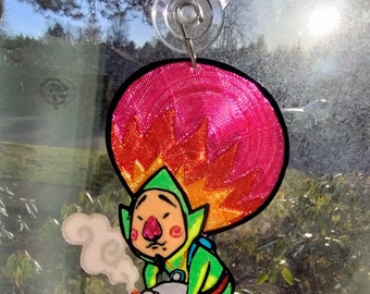 Tingle - Legend of Zelda Stained Glass Style Window Hanger
