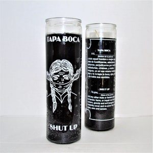 Tapa Boca Veladora Preparada Ritual Para Callar Gente En Tu Contra Con Oracion Y Curada Con Su Nombre 7 Day Shut up Candle