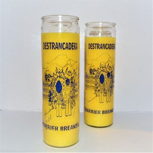 Destrancadera Veladora Preparada Ritual Para Buena Suerte Con Oracion Y Curada Con Su Nombre 7 Day Candle Botanica