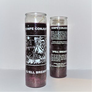 Rompe Conjuros Veladora Preparada Ritual Para Proteccion Con Oracion Y Curada Con Su Nombre 7 Day Candle