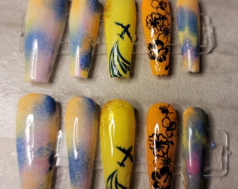 VACATION FANTASY Press on Nail Set