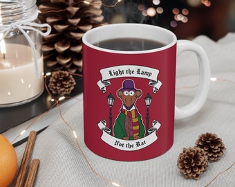 Light the Lamp Not the Rat Muppet Christmas Carol Holiday Mug