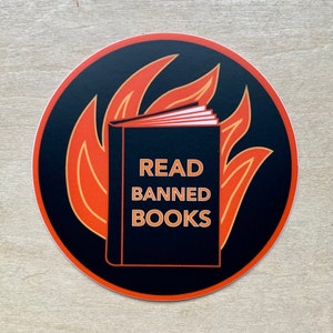 Lies Banned Books Aufkleber für Buchliebhaber und Bibliotheksleute