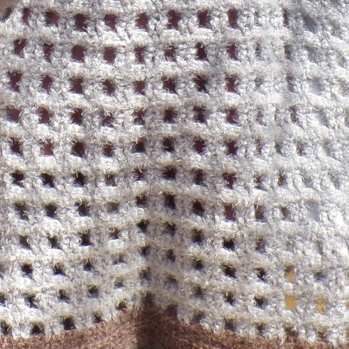 Open-Sided Poncho Grey and shops Brown Heavy Super Soft Warm Handmade Extra Fluffy