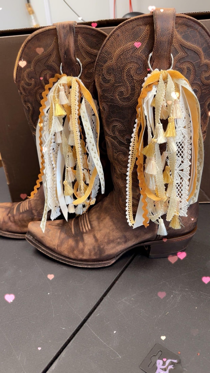 Boot Ribbons, Boot Bows - Etsy