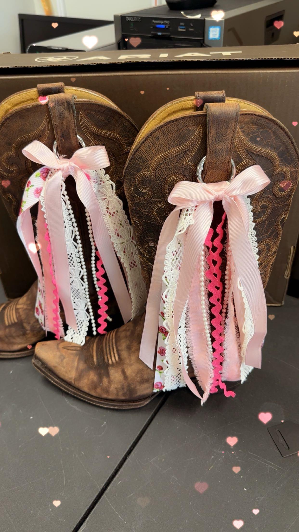 Boot Ribbons, Boot Bows - Etsy
