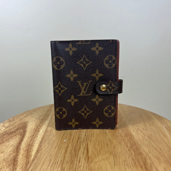 Authentic Louis Vuitton Monogram Agenda PM Notebook Cover