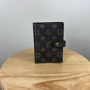 LOUIS VUITTON 2014手帳 Ultra RARE Vintage Auth 1950's LOUIS VUITTON Notebook Cover
