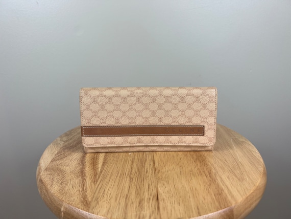 Authentic Celine Macadam Wallet Tan Canvas - image 1