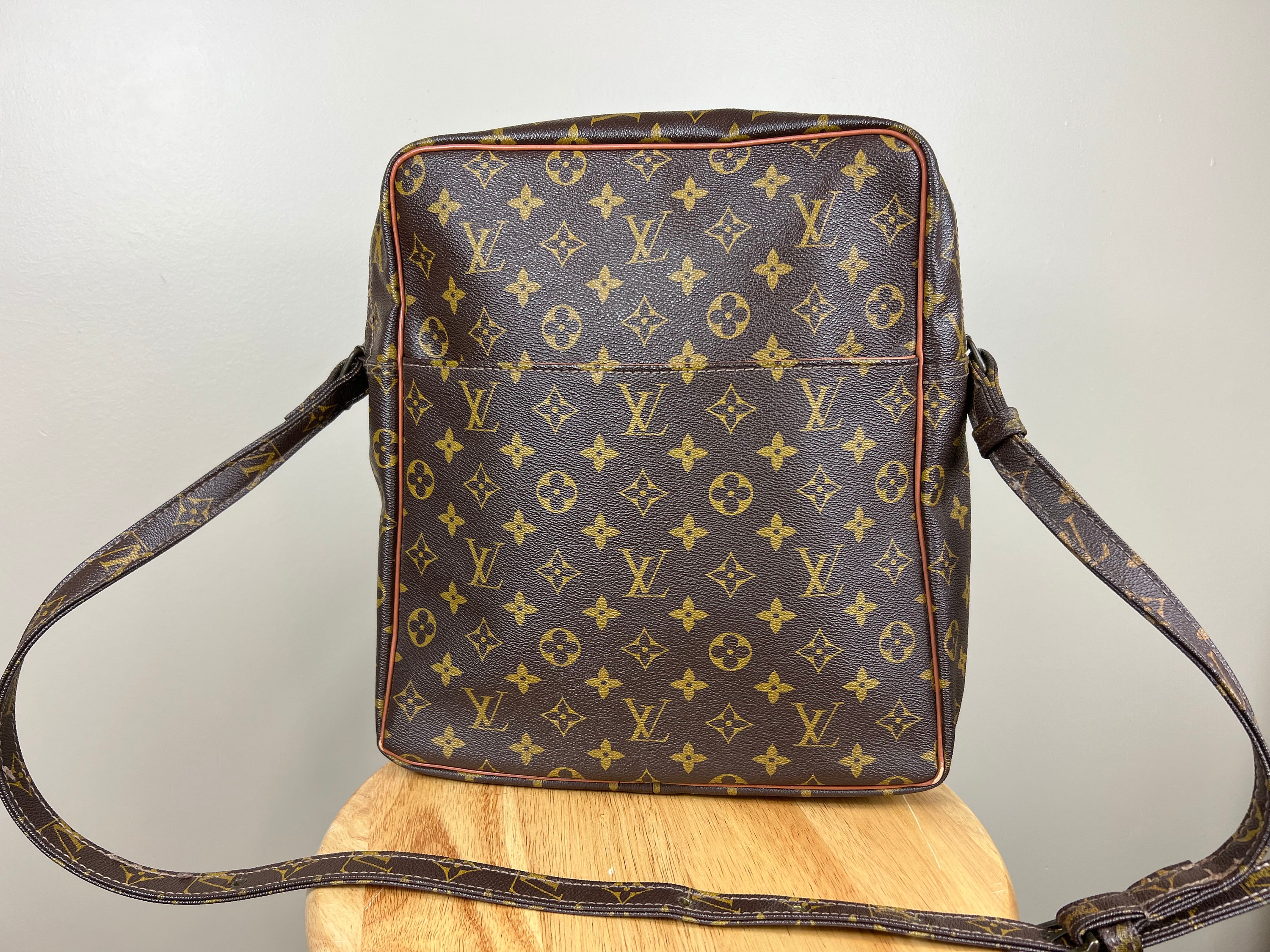 Authentic Louis Vuitton Marceau Tote Shoulder Messenger Bag 