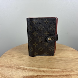 Authentique couverture pour ordinateur portable Louis Vuitton Monogram Agenda PM