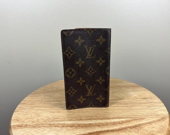 Authentic Louis Vuitton Monogram Checkbook Holder Cover Agenda 