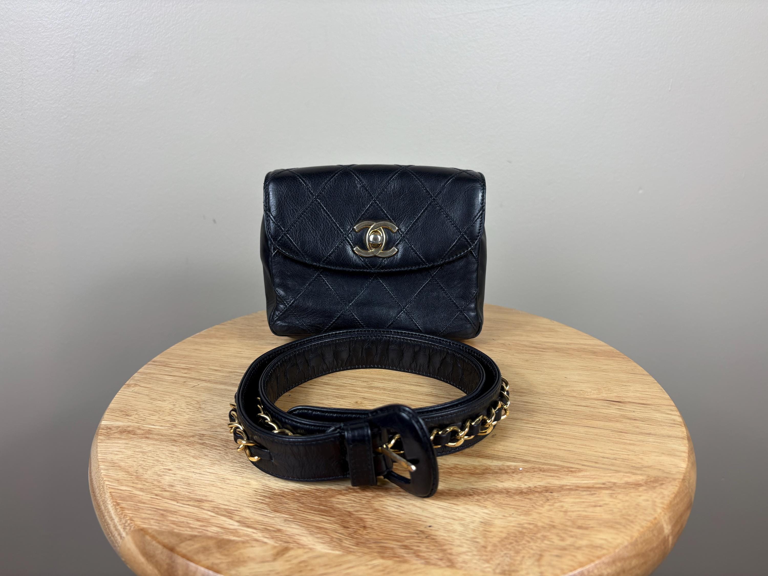 Vintage Chanel Bag Lamb Skin - Etsy