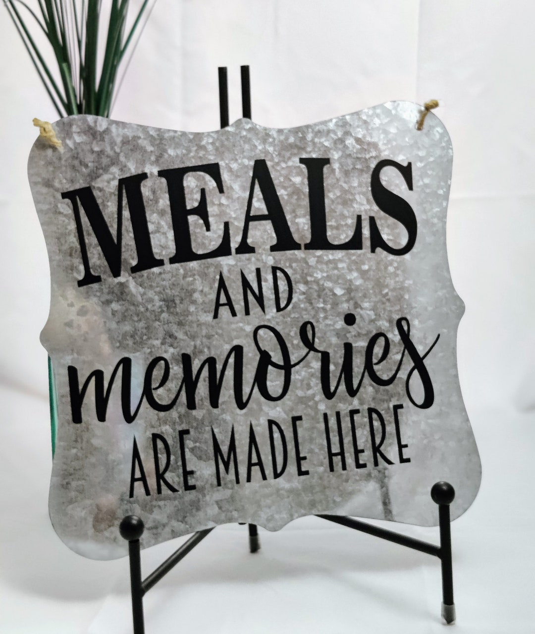 Galvanized Metal Kitchen Art, Metal Wall Decor, Kitchen Art