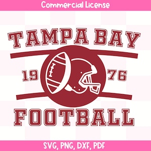 Tampa Bay Football SVG | Vintage Tampa Bay Football Sweatshirt | Buccaneers SVG |  Sublimation | Cutting Machine | Instant download