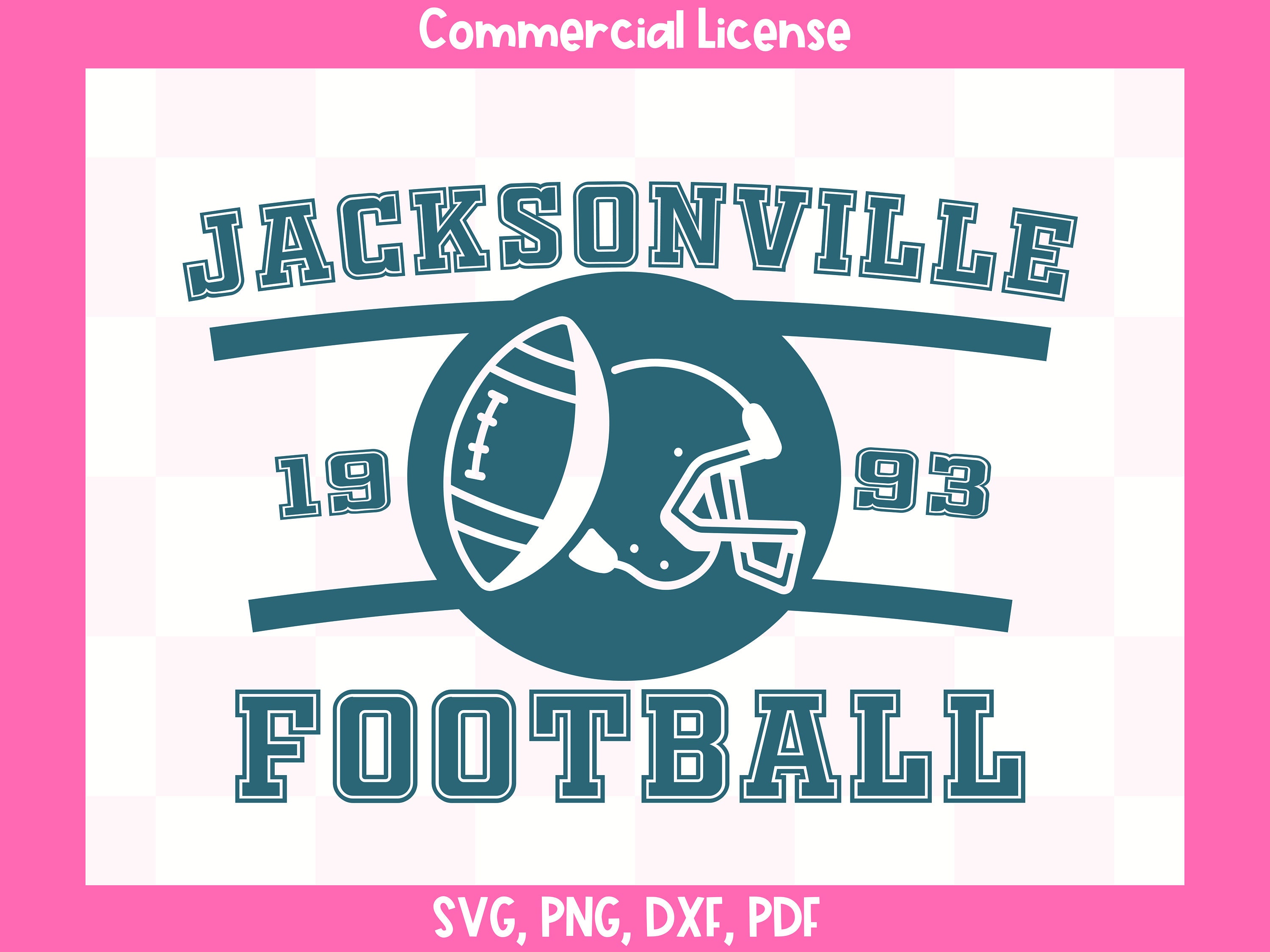Vintage Jacksonville Football SVG Jaguars Design (Instant Download)