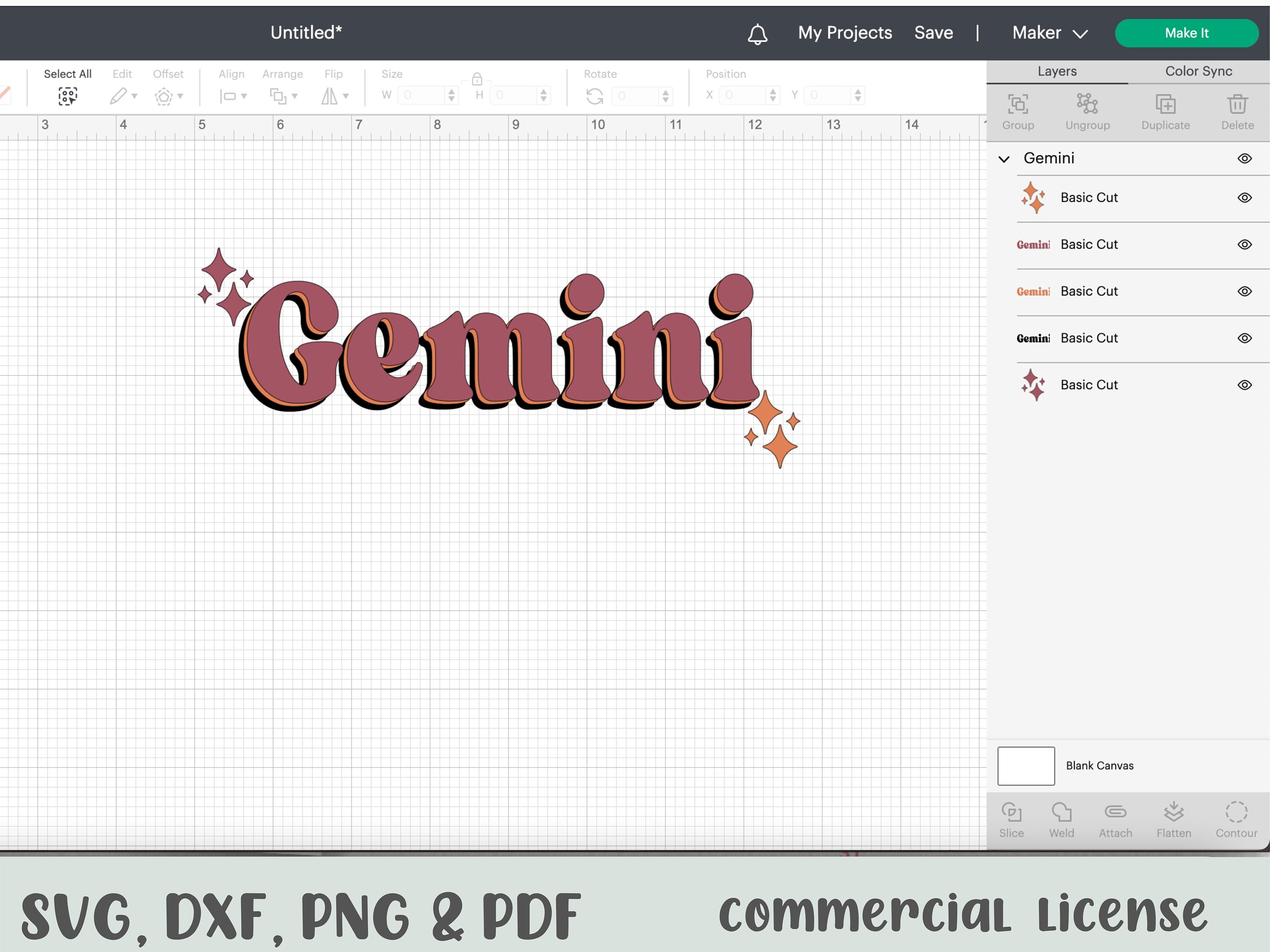 Gemini SVG Zodiac Svg Silhouette File Cricut File Etsy