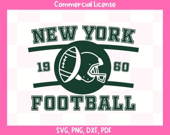 NY ジェッツ フットボール SVG | ニューヨーク ファン デザイン (デジタル ダウンロード)