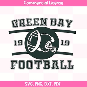Vintage Green Bay Football SVG | Packers Sweatshirt and Gifts | Sublimation | Cutting Machine | Cricut | Instant Download