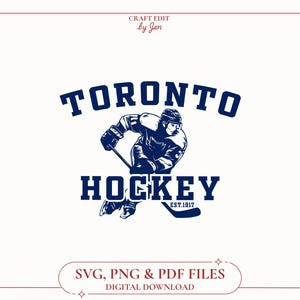 Vintage Toronto Hockey SVG, Maple Leafs Retro Design (Digital Download)