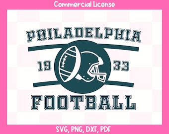 vintage Philadelphie Football SVG | Sweat Aigle | Sublimation | Cricut | Machine de découpe | Téléchargement instantané