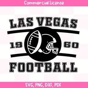 Las Vegas Football SVG | Vintage Style Las Vegas Football Shirt | Sunday Night Football | Sublimation | Instant Download