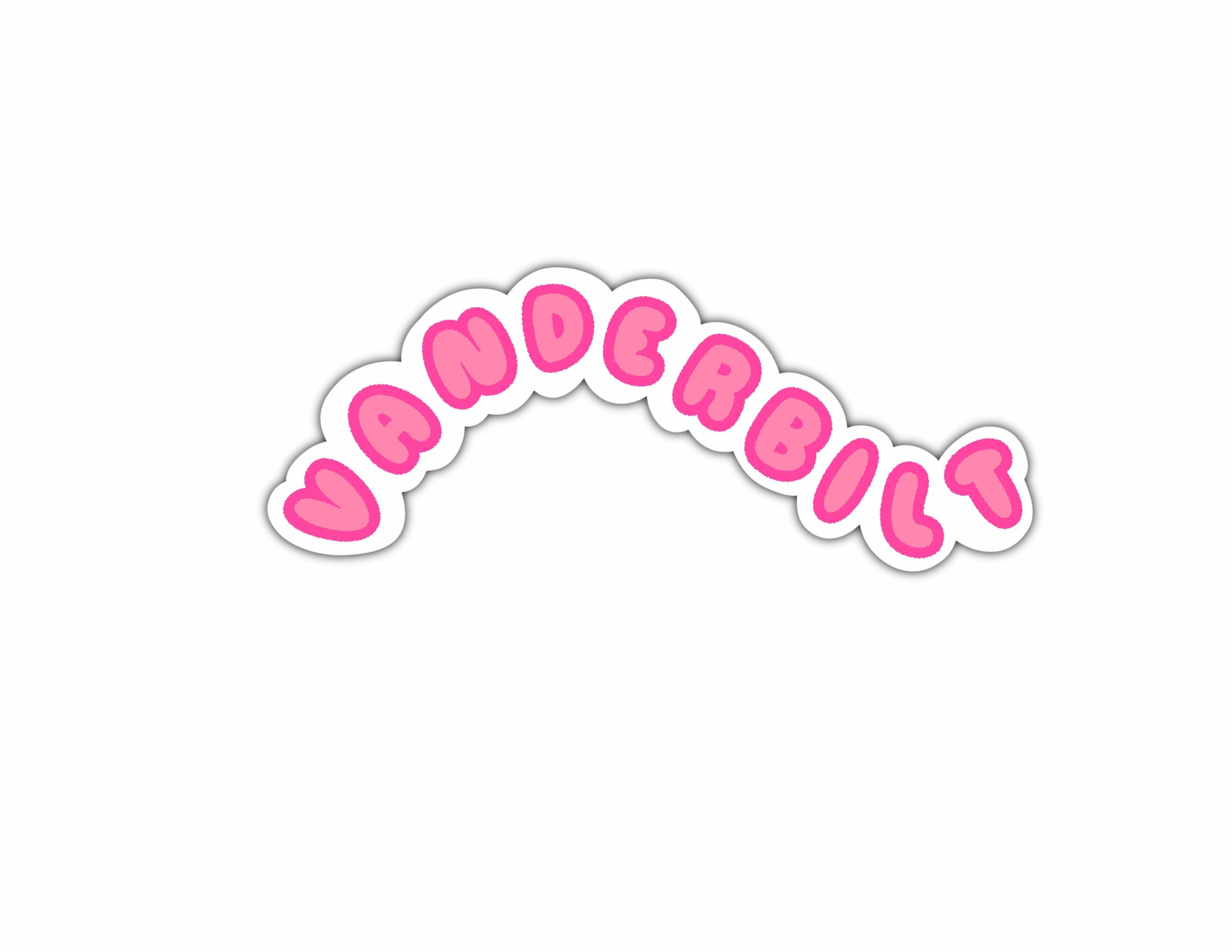 College/ University Stickers/ University of Vanderbilt Etsy