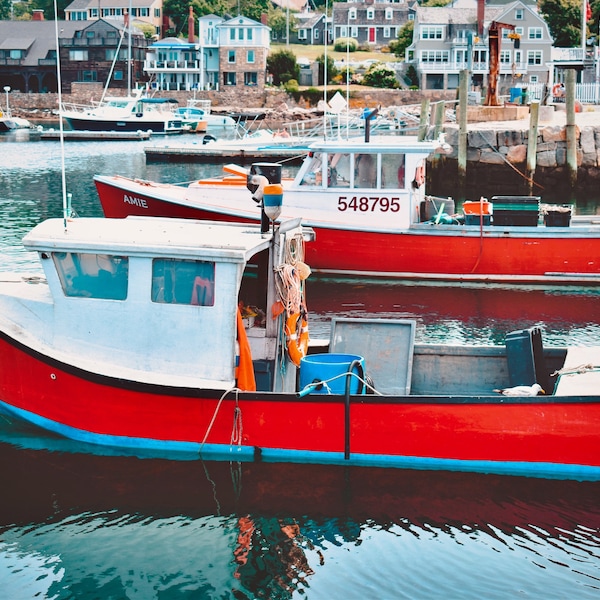 Lobster Boat Etsy