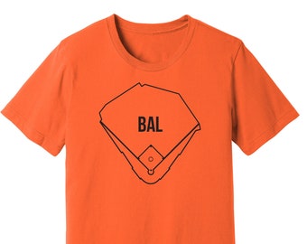Oriole Park en Camden Yards Outline Camiseta / MLB Ballparks / Ballpark Outlines / Baltimore Baseball Shirt / Baltimore Orioles Shirt / BAL