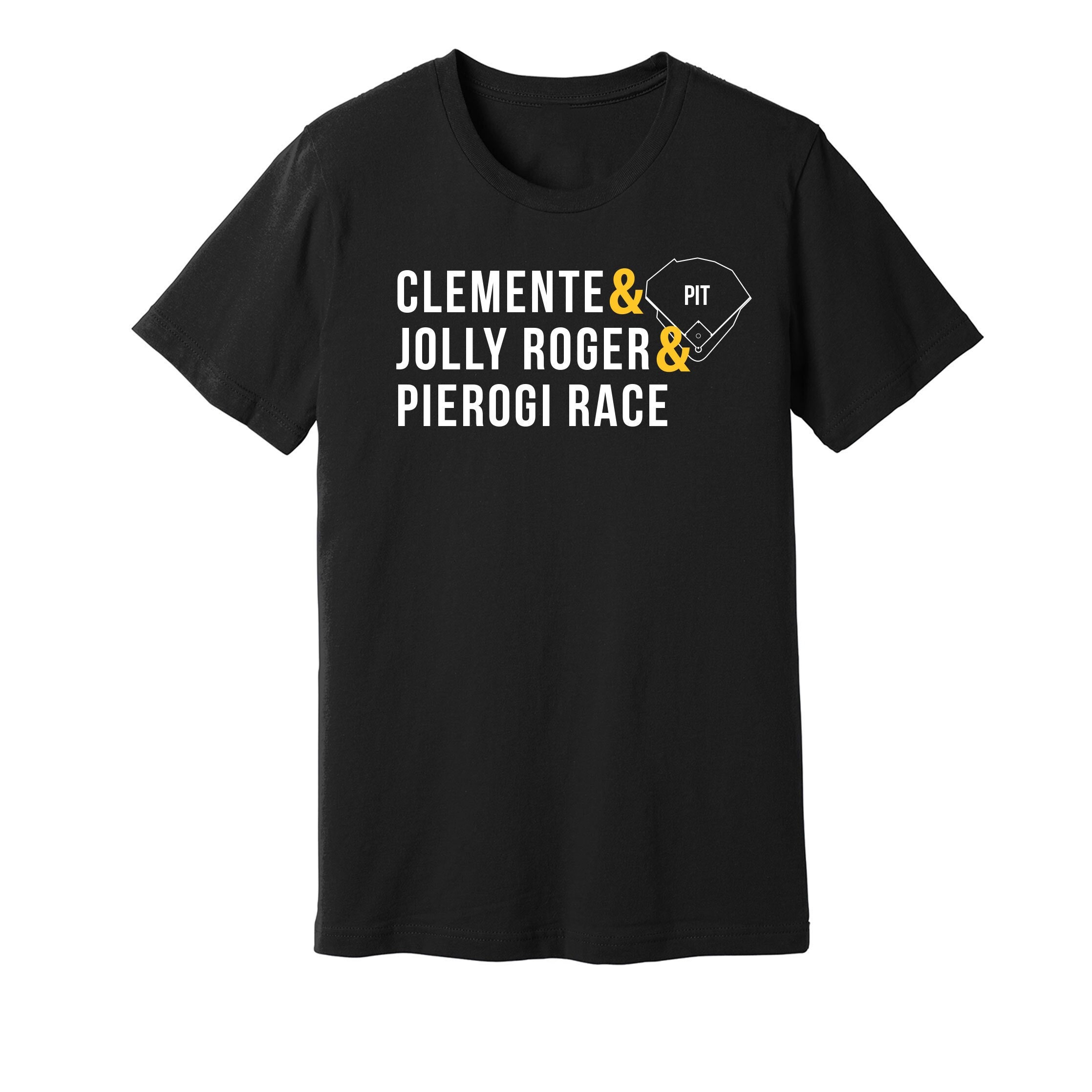 PNC Park T-shirt Pittsburgh Pirates Clemente Pierogi 