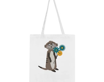 Meerkat cotton bag