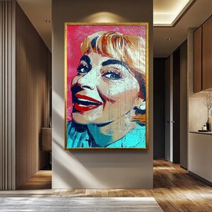 Women Pop Art - Woman Portrait Wall Art - Modern Abstract Canvas - Pop Art Wall Art - Bold and Stylish Home Decor - Unique Artistic Design