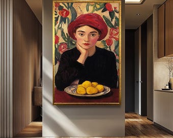 Colorful Henri Matisse Painting Canvas Print, Abstract Wall Art for Living Room Decor, Modern Art Poster, Home Decoration Wall Hanging