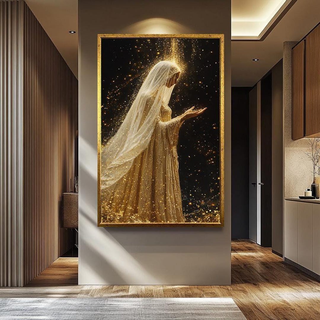 Handmade Virgin Mary Wall Art for Home Decor Religious Catholic Artwork ...