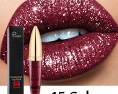 Matte Glitter Liquid Lipsticks Diamond Shiny Lip Gloss Waterproof Long Lasting Pearl Lipgloss Women Lip Tint Makeup Maquillaje