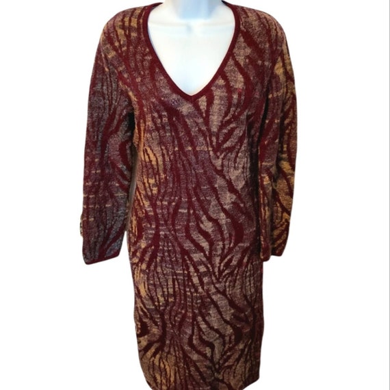 RARE 80s Coogi Vintage Sweater Dress 