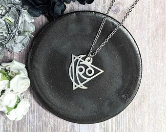 Zodiac Sign Cancer - Gothic Necklace - Zodiac Necklace - Zodiac Jewelry - Gothic Jewelry - Gothic Accessory - Gothic Gift