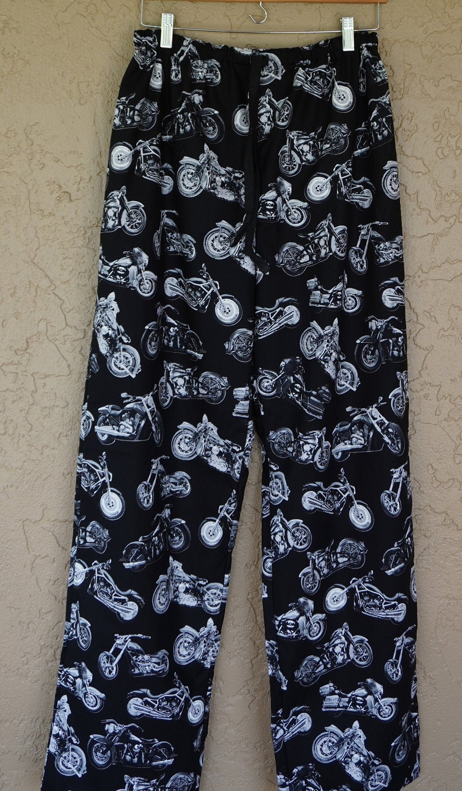 Motorcycle Cotton Pajama Pants for Adults and Children Dorm Etsy