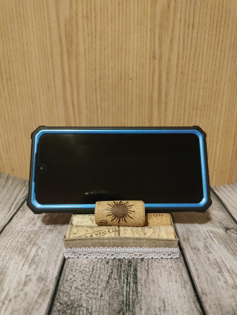 Wine Cork Phone Holder Etsy