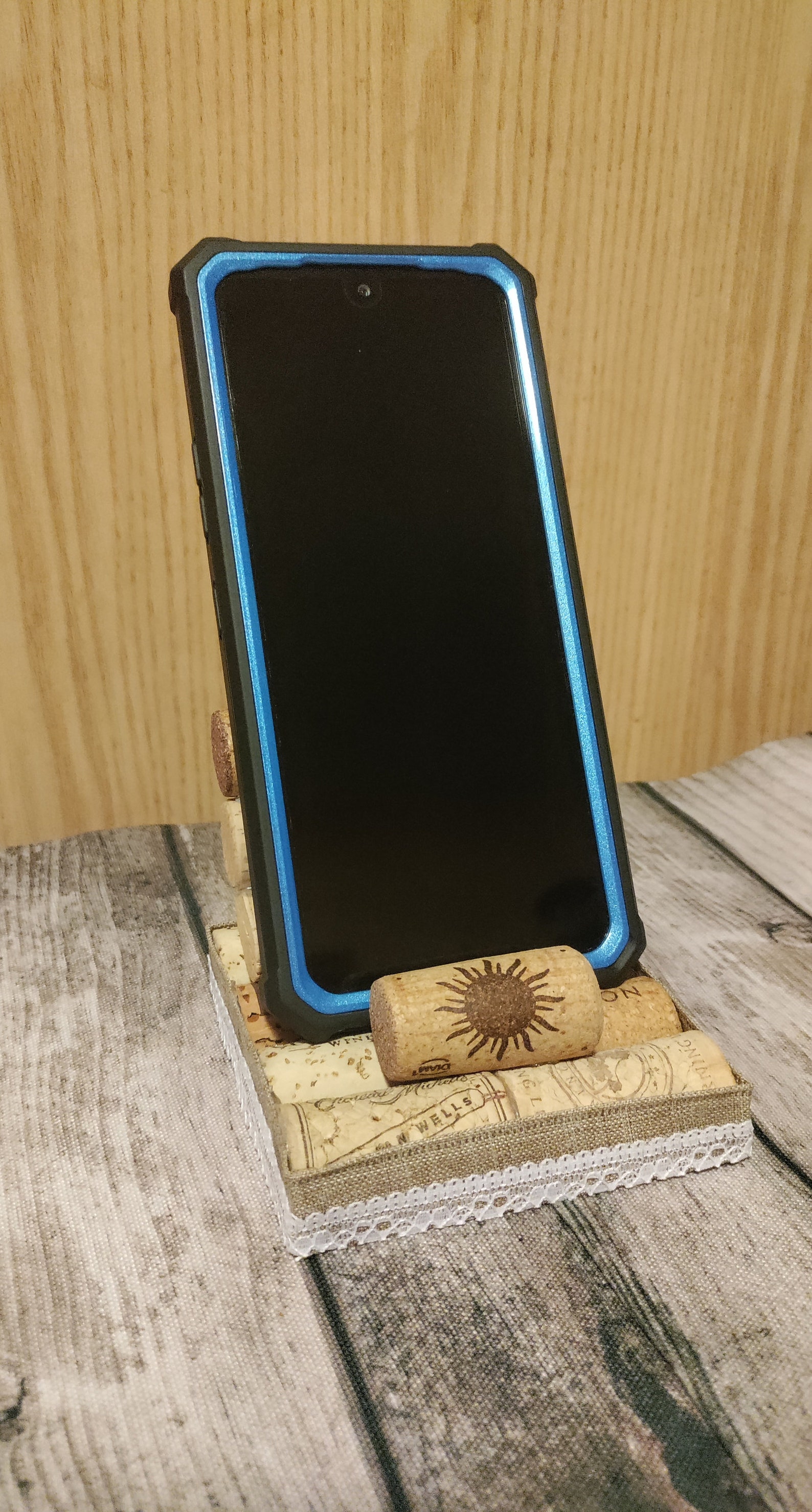 Wine Cork Phone Holder Etsy