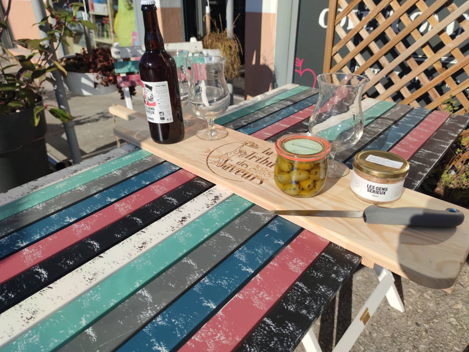 Planche Apéro, Tapas en Bois Personnalisée Xxl