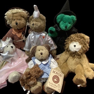 Wizard of Oz Teddy Bears by Boyds Bears — sold separately