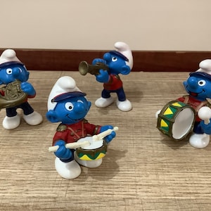 Smurf Marching Band Musician Figurines — sold separately