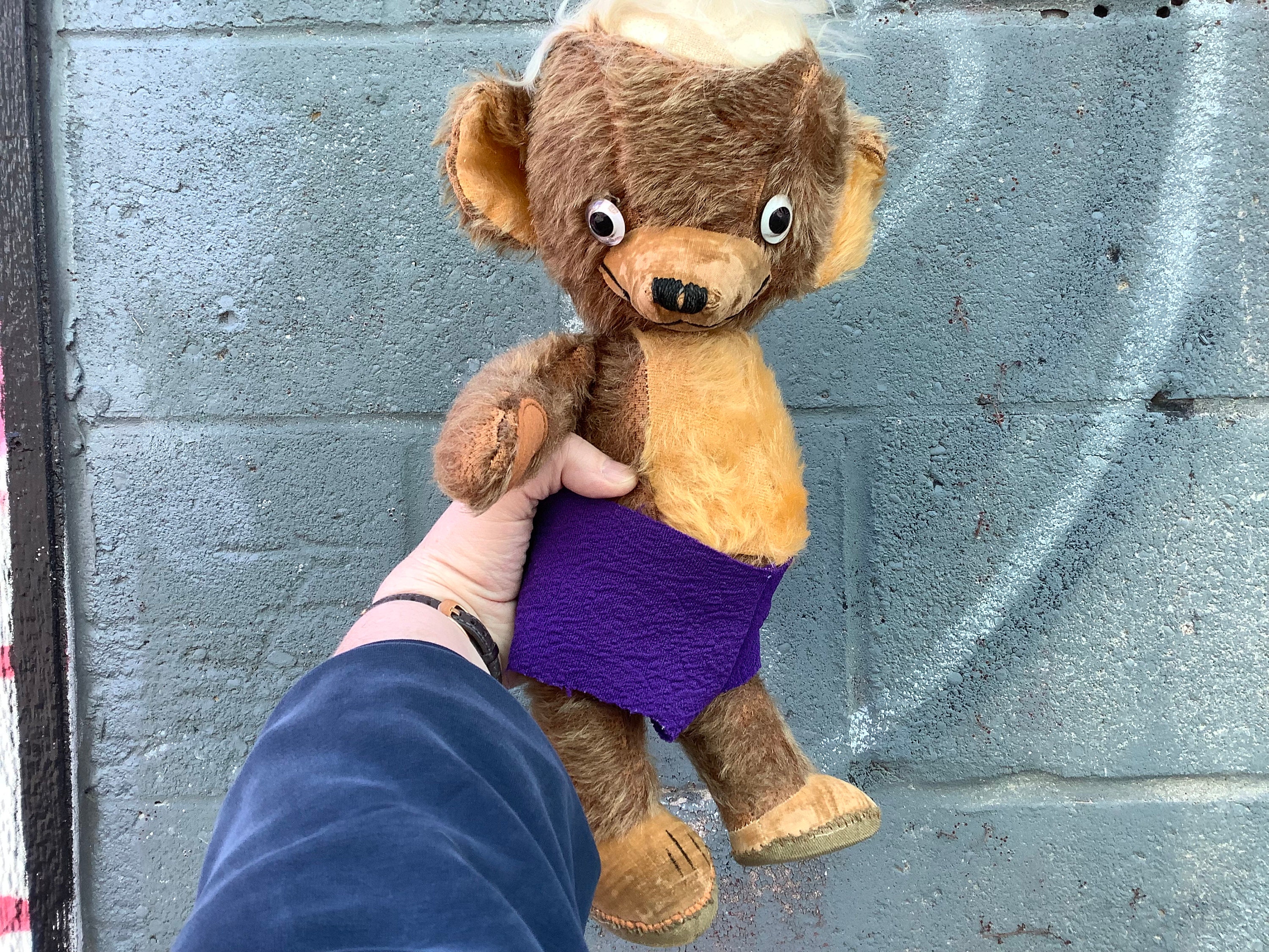 Merrythought Vintage Punkinhead 限定版 Vintage Punkinhead Teddy Bear Circa 1950 15” by Merrythought