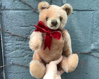 Oso de peluche Steiff Mask-Face Original de 30 cm (12 pulgadas), circa 1960/1970, con botón en la oreja.