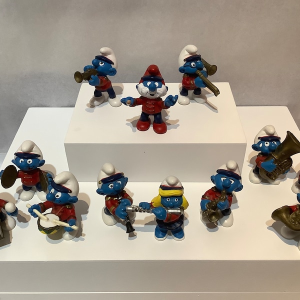 Rare Smurf Figurines Etsy