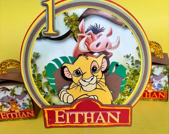 Lion King-taarttopper, Lion King-taarttopper, Lion King-verjaardag, Lion King-themafeest, Lion King-taartdecor, Feestdecoraties, Lion King-feest