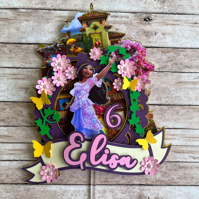 Encanto Cake Topper Encanto Party Decorations Isabella Cake Etsy UK